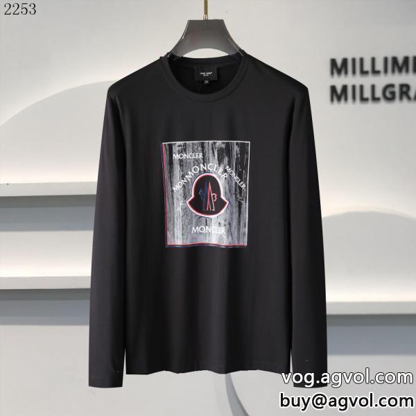コピー 通販モンクレール MONCLER精緻でユニーク2026到着済早い者勝ち長袖Tシャツ