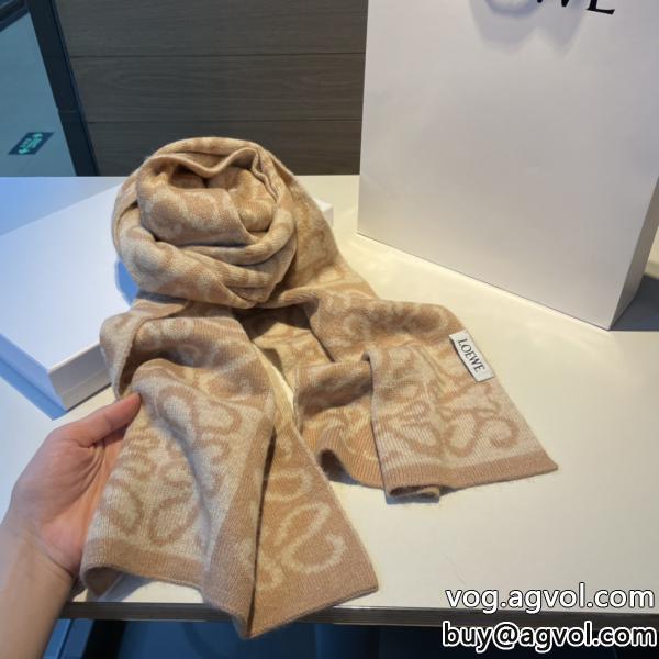 質感が上等マフラー秋冬に役立つカジュアル切りっぱなしデザインロエベ LOEWEコピー 商品 ブランド