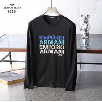 高等材料偽物 ブランド 激安長袖Tシャツ切りっぱなしデザイン2026秋冬の流行りの新品アルマーニ ARMANI