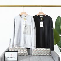 完璧ブランド 品 激安 通販クラシックスリーブの丸首パーカーです正規品保証22秋冬今すぐ欲しいモンクレール