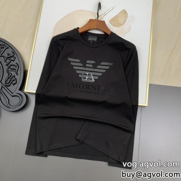 偽 ブランド ARMANI優れた品質通気性と吸汗性に優れNEW素敵長袖Tシャツ