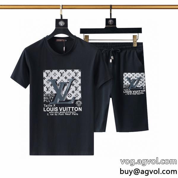 激安 通販 ブランドLOUIS VUITTON半袖Tシャツセット日本完売発表の新作モデル品がよくて値段が安い