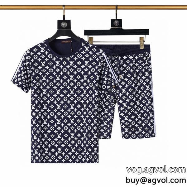 半袖Tシャツセットブランド スーパー コピー 優良LOUIS VUITTON新色入荷今季新作 セールファッション