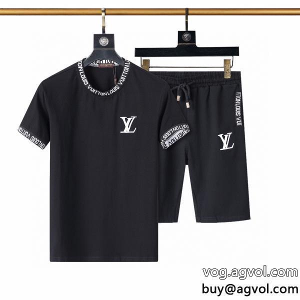 スーパー コピー ブランドLOUIS VUITTON半袖Tシャツセット優れた品質大人気アイテム人気急上昇中