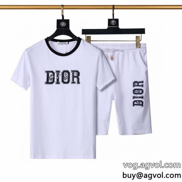ディオール DIOR23SS洗練デザインシンプルなデザインコピー ブランド 優良一流半袖Tシャツセット