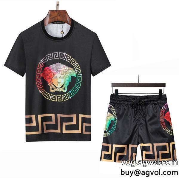 半袖Tシャツセット今年らしい着こなし完売必至コピー ブランド 通販品がよくて値段が安いVERSACE