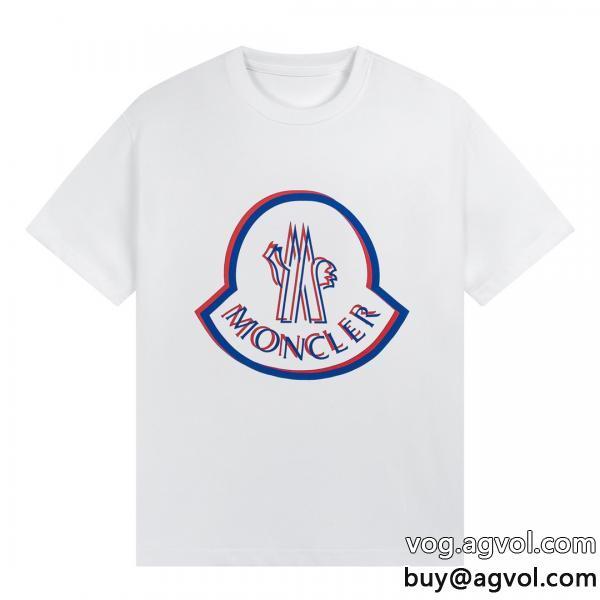 スタイルアップ効果大人っぽいスタイルが完成MONCLERブランド 通販Tシャツ