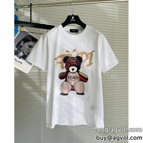 激安 通販 ブランドTシャツFENDI人気急上昇中カッコカワイイ