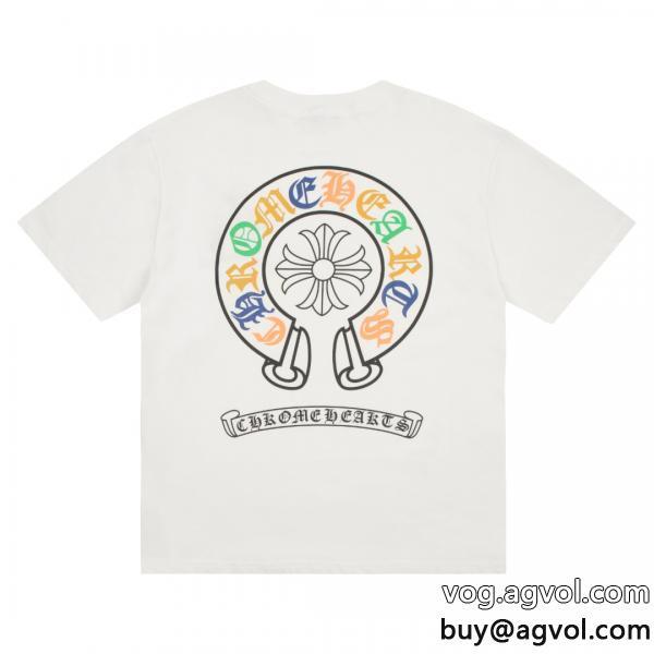 CHROME HEARTSブランド 通販 激安2026のトレンドアイテムシンプルながら切れ味のいいTシャツ