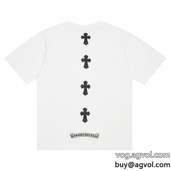 コピー 商品 ブランドTシャツクロムハーツ今季流行りの人気新作通気性と吸汗性に優れ