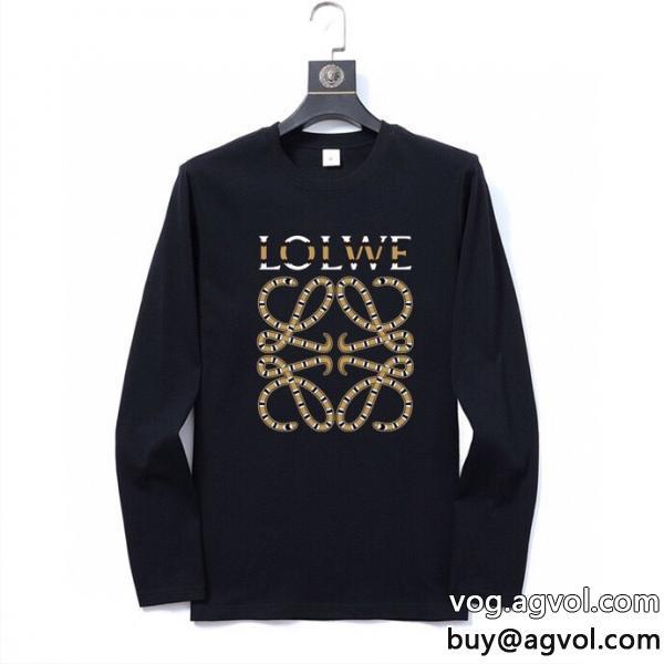 ブランド 通販優れた品質LOEWE長袖Tシャツ最新トレンドファッション新着2026-23AW☆韓国の人気