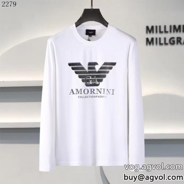 スーパー ブランド コピーARMANI長袖Tシャツ2026トップス最新情報をチェック普段使いにぴったりのデザイン評判が高い