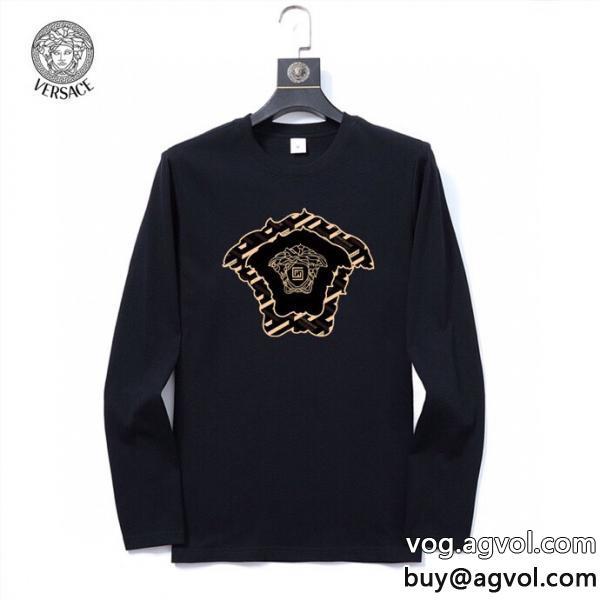 長袖Tシャツブランド コピー上等232026追跡付23AW お早目にVERSACE