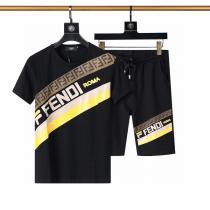半袖Tシャツセット使い勝手の良いアイドル着用ブランド コピー 着払い上等フェンディ FENDI