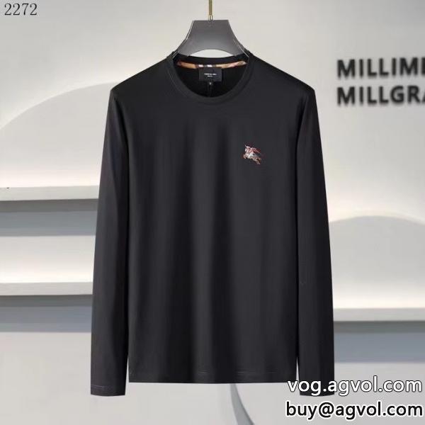 長袖Tシャツ品がよくて値段が安いBURBERRYコピー ブランド 通販キュートな印象品が良い