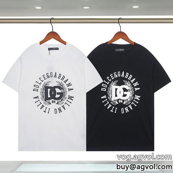 Dolce&Gabbana通販 ブランド上等売り切れ間近大人っぽいデザインTシャツ