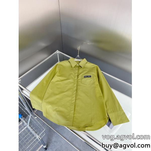 ブランド 偽物 激安長袖Tシャツ数量限定☆2026SS高級感のあるデザインミュウミュウ
