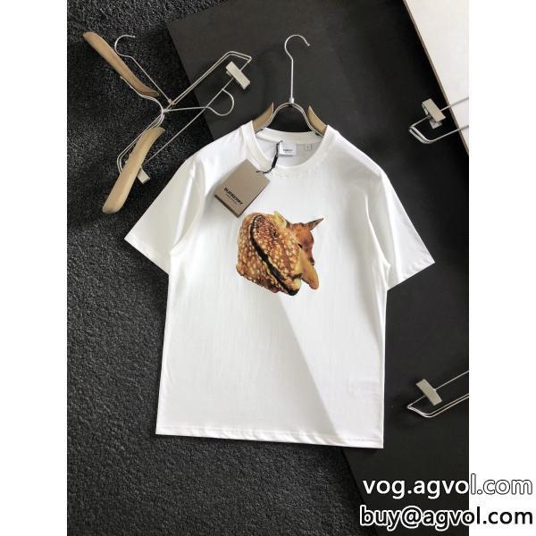 王道コンビ飽きのこないデザイン半袖TシャツBURBERRYスーパー コピー 安心