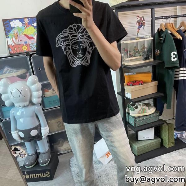 半袖Tシャツ最旬のスタイルプレミアム品質コピー ブランド 通販 安心VERSACE