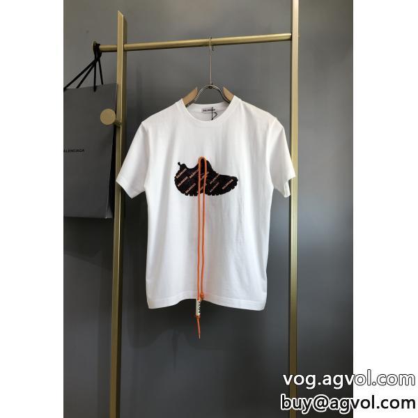 ブランド 通販balenciaga半袖Tシャツ2026SSの人気トレンドファッション北欧ブランド