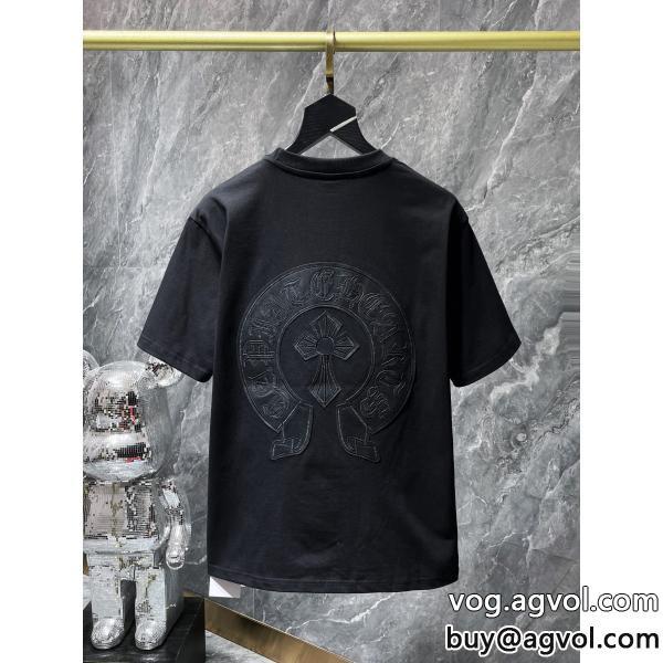 偽物 ブランド 激安半袖TシャツCHROME HEARTS今旬のシルエットバランス雑誌も街も人気アイテム