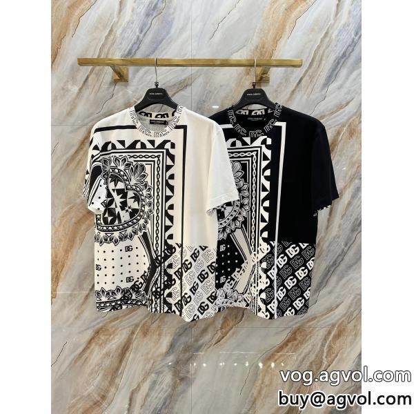 快適な履き心地意外と相性がいい半袖Tシャツスーパー コピー 通販 優良ドルチェ＆ガッバーナ