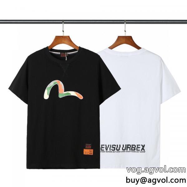 海外限定モデル 新作季節を問わず活躍しブランド コピー半袖Tシャツエヴィス