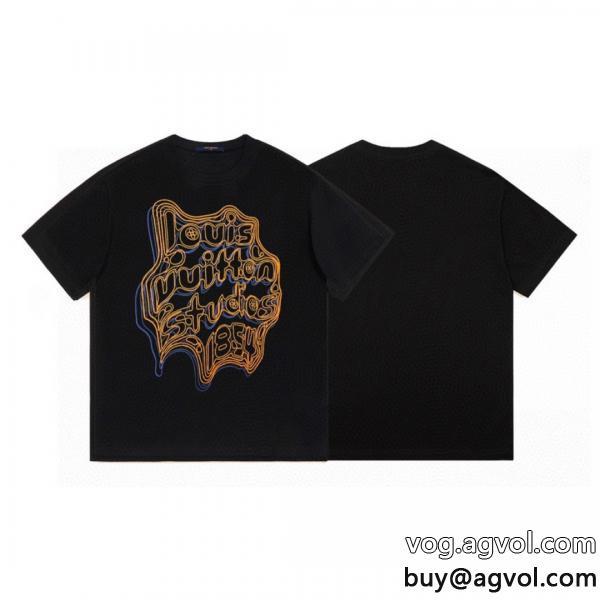 通販 ブランド半袖TシャツLOUIS VUITTON今旬のシルエットバランス今年らしく魅力的アップ