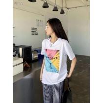 コピー 商品 ブランド半袖TシャツPRADA快適な着心地2026年2026流行ファッション