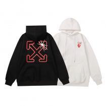 上品さ漂う元気な印象に偽 ブランド 販売評判が高いパーカーOff-White