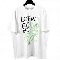 洗練された魅力が光る清潔感溢れるLOEWE半袖Tシャツ偽 ブランド