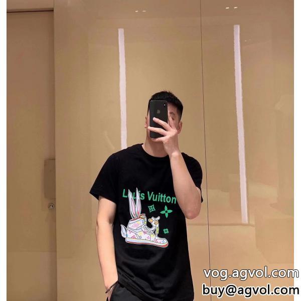 コピー ブランド 優良LOUIS VUITTON人気モデル愛用在庫確保済半袖Tシャツ
