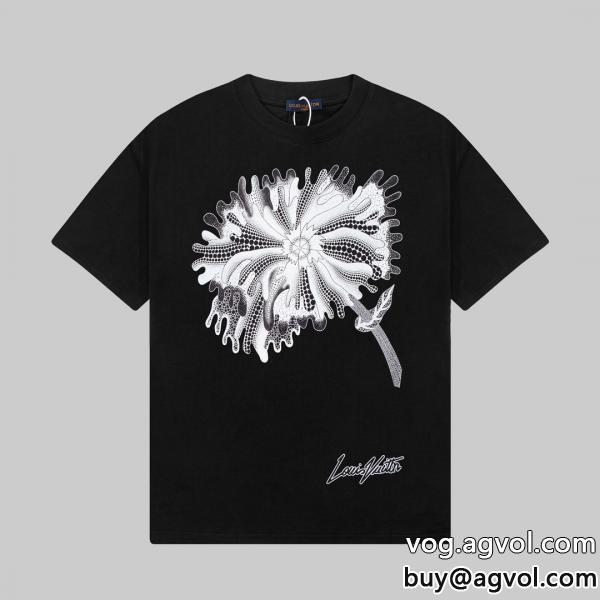 ルイ ヴィトンブランド 品 激安 通販贅沢な逸品通勤にもOK半袖Tシャツ