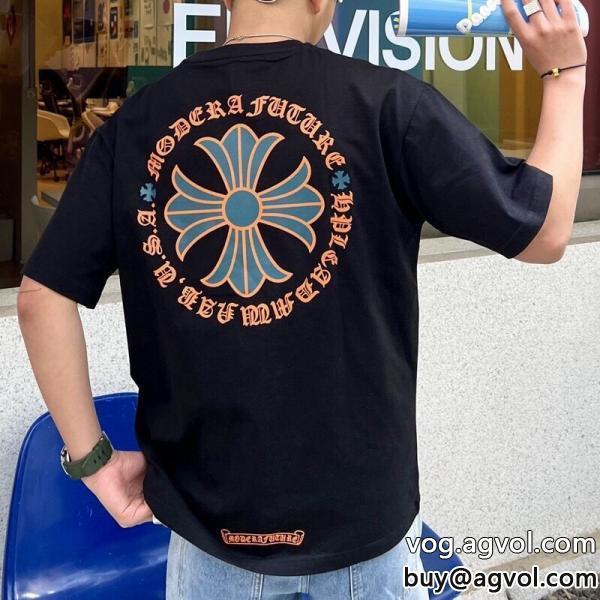 ブランド コピー 販売クロムハーツ国内入手困難大人可愛いスタイル&nbsp;半袖Tシャツ