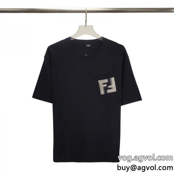 ブランド 品 コピーVIP価格23SS海外発 23SS 異素材FENDI半袖Tシャツ