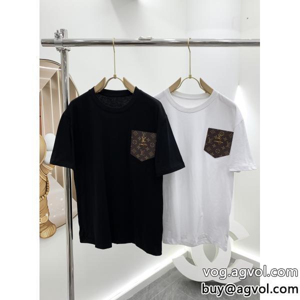 偽物 ブランド23SS海外直営超必須アイテム半袖Tシャツルイ ヴィトン