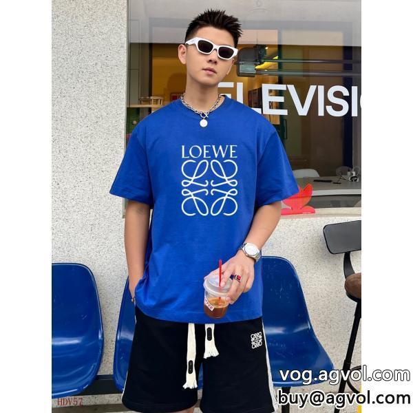 セールで格安爽やかな色合い半袖TシャツLOEWEコピー 商品 販売