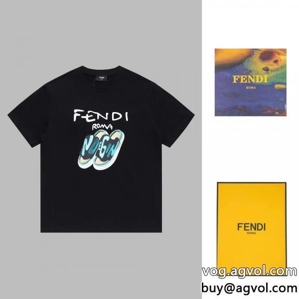 韓国ファッション今すぐ欲しい偽 ブランド 半袖Tシャツフェンディ