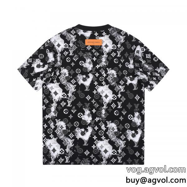 コピー 商品 ブランド半袖TシャツLOUIS VUITTON一目惚れしたスタイルアップ上品
