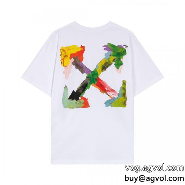 男女兼用注文殺到Off-White半袖Tシャツ偽 ブランド