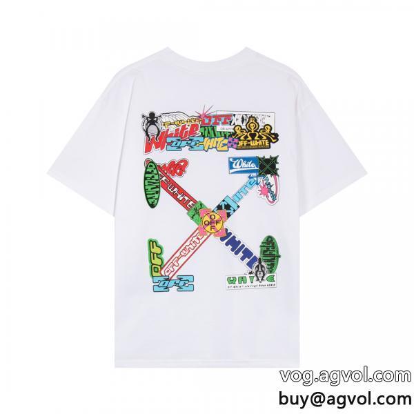 高品質素材定番が欲しい方Off-White半袖Tシャツ偽 ブランド 購入