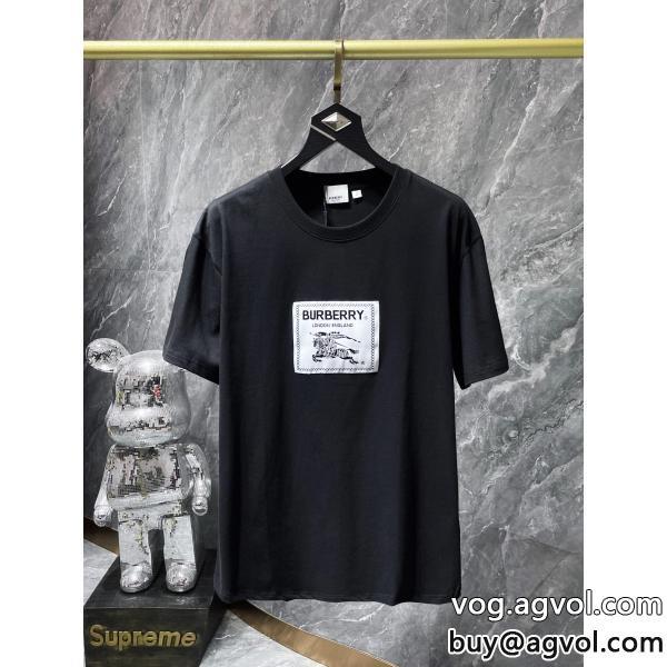 ブランド コピー 通販バーバリー大人で素敵カワイイ雰囲気半袖Tシャツ