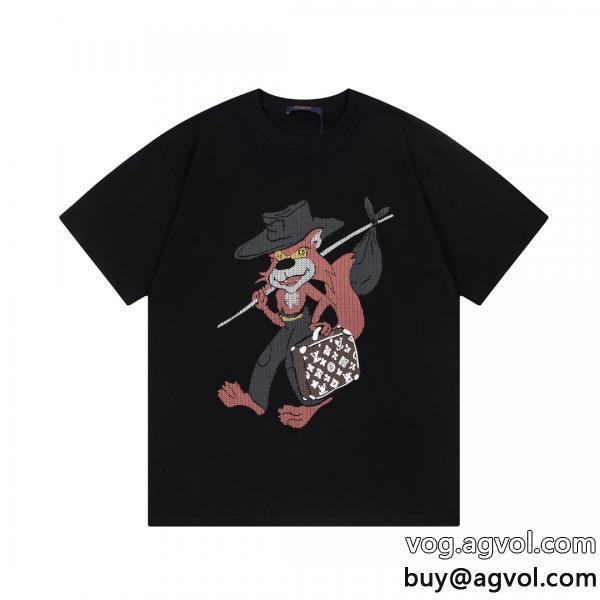 コピー 品 販売ルイ ヴィトン美し過ぎる愛用ブランド半袖Tシャツ