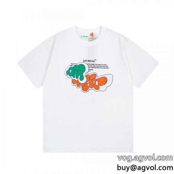 お洒落上級者人気上昇中激安 ブランド半袖TシャツOff-White