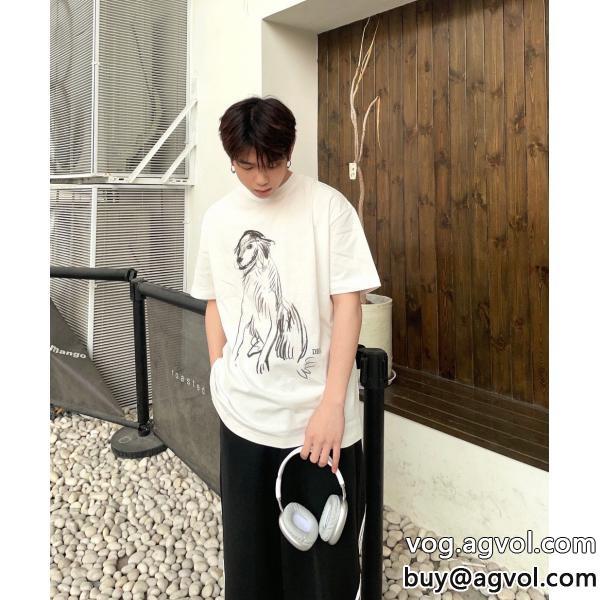 DIOR大注目国内完売数量限定大人レディなシルエットコピー ブランド半袖Tシャツ