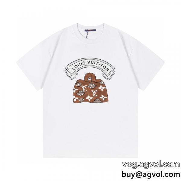 注目新ブランド話題の新作到着ルイ ヴィトン半袖Tシャツブランド フェイク