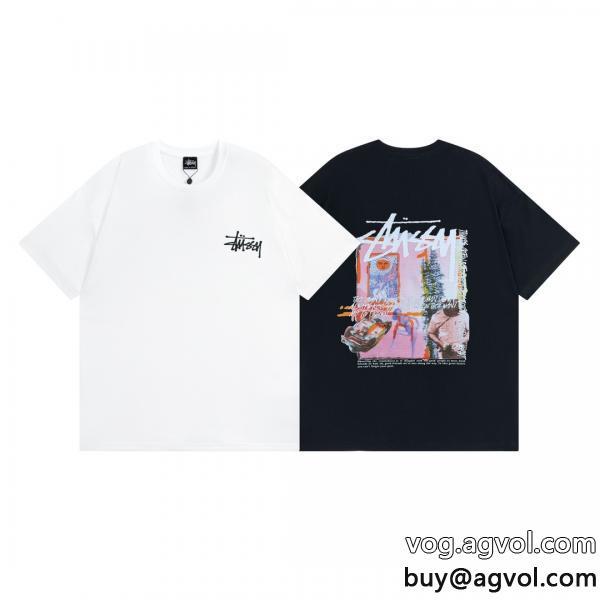 偽 ブランド 販売半袖TシャツSTUSSY23SS新作 カジュアルコーデに人気新商品