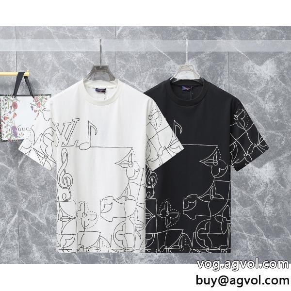 大変お買得絶大な人気を誇るルイ ヴィトンブランド フェイク半袖Tシャツ