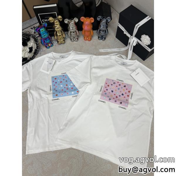 ブランド フェイクCHお洒落さんの愛用率が高いこれからの季節にピッタリ半袖Tシャツ