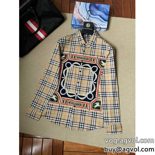 長袖シャツ存在感ばっちりなアイテム通勤の定番偽物 通販 BURBERRY